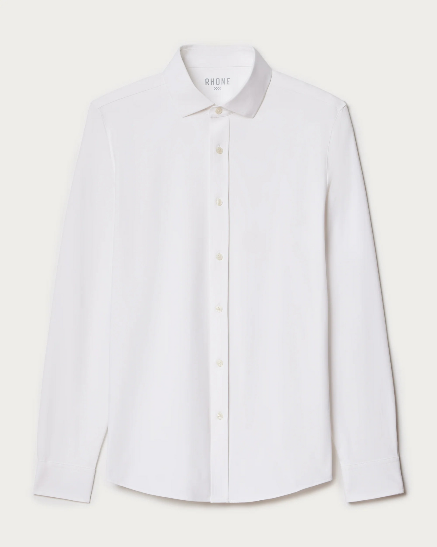 Rhone Long Sleeve "State of Mind" Shirt White