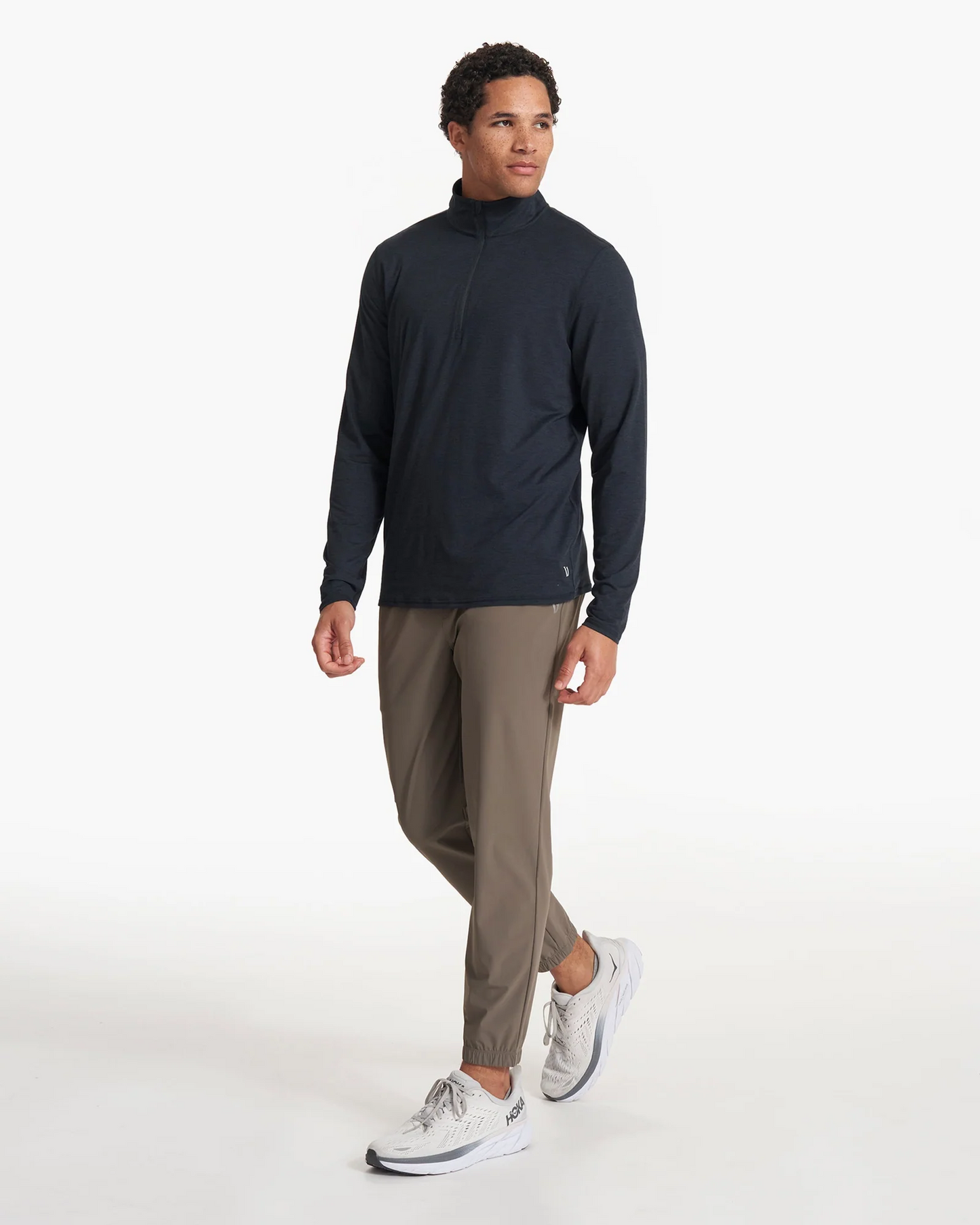 Vuori 1/4 Zip Ease Ink Heather