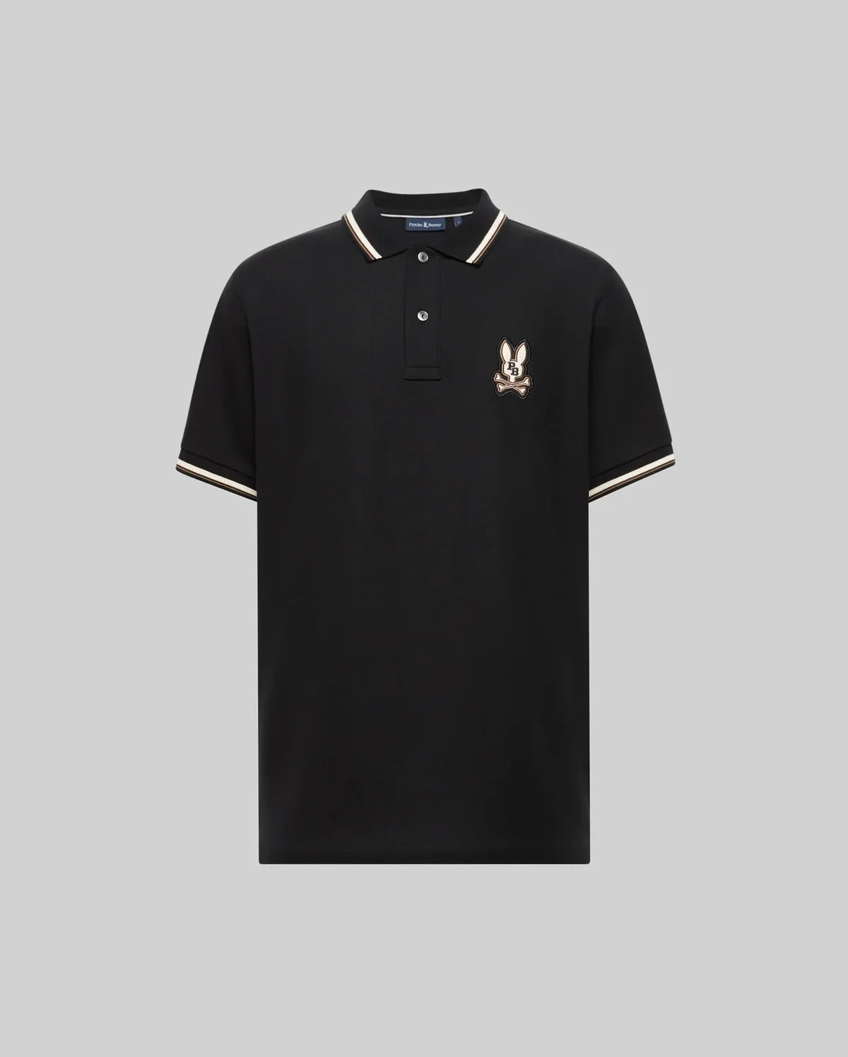 Psycho Bunny Wade Pigue Polo Black