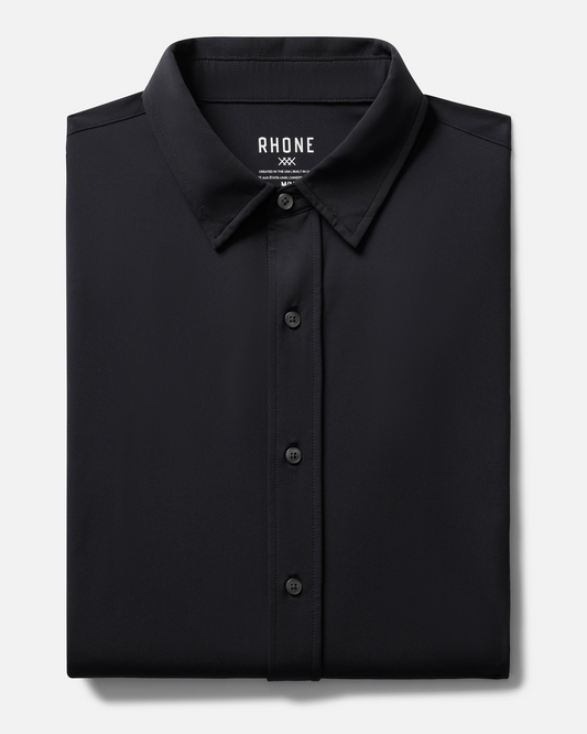 Rhone Long Sleeve Commuter Shirt Black