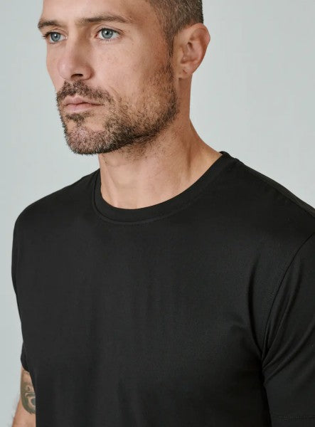 7 Diamonds Crew Black Tee Shirt