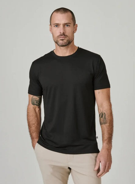7 Diamonds Crew Black Tee Shirt