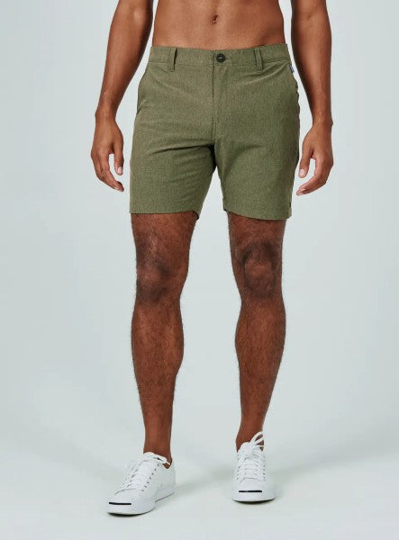 7 Diamonds Shorts Aero 7" Olive