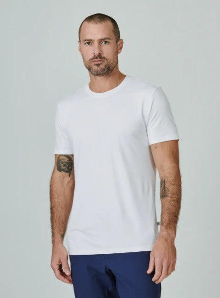 7 Diamonds Crew White Tee Shirt