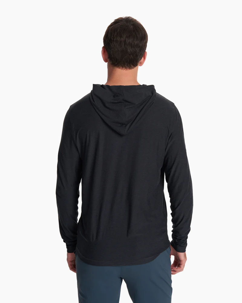 Vuori Strato Hoodie Heather Black