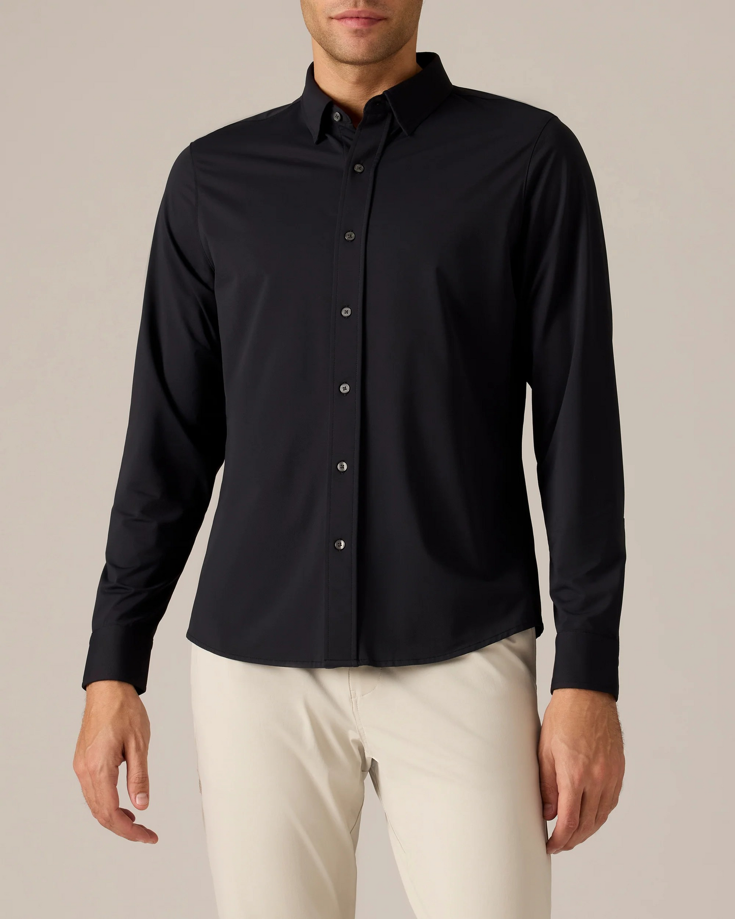 Rhone Long Sleeve Commuter Shirt Black