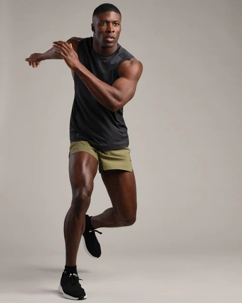 Rhone 3" Invictus Ripstop Short Lined Olive