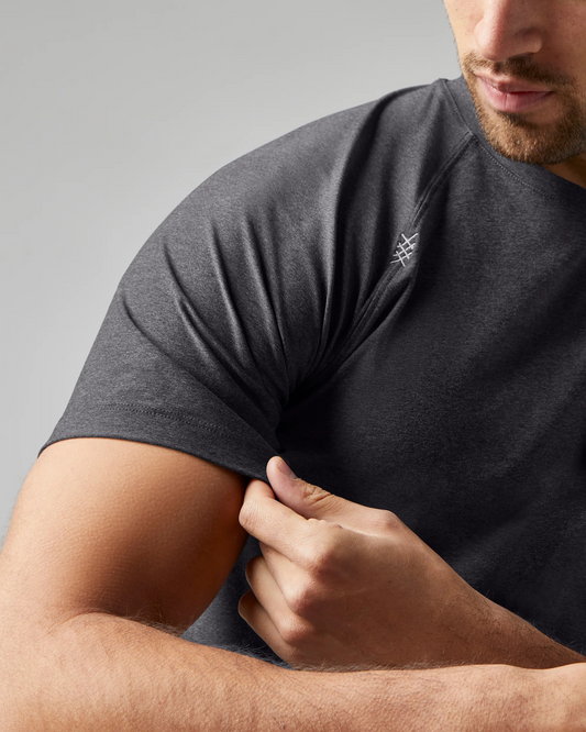 Rhone Reign SS Tee Black Heather