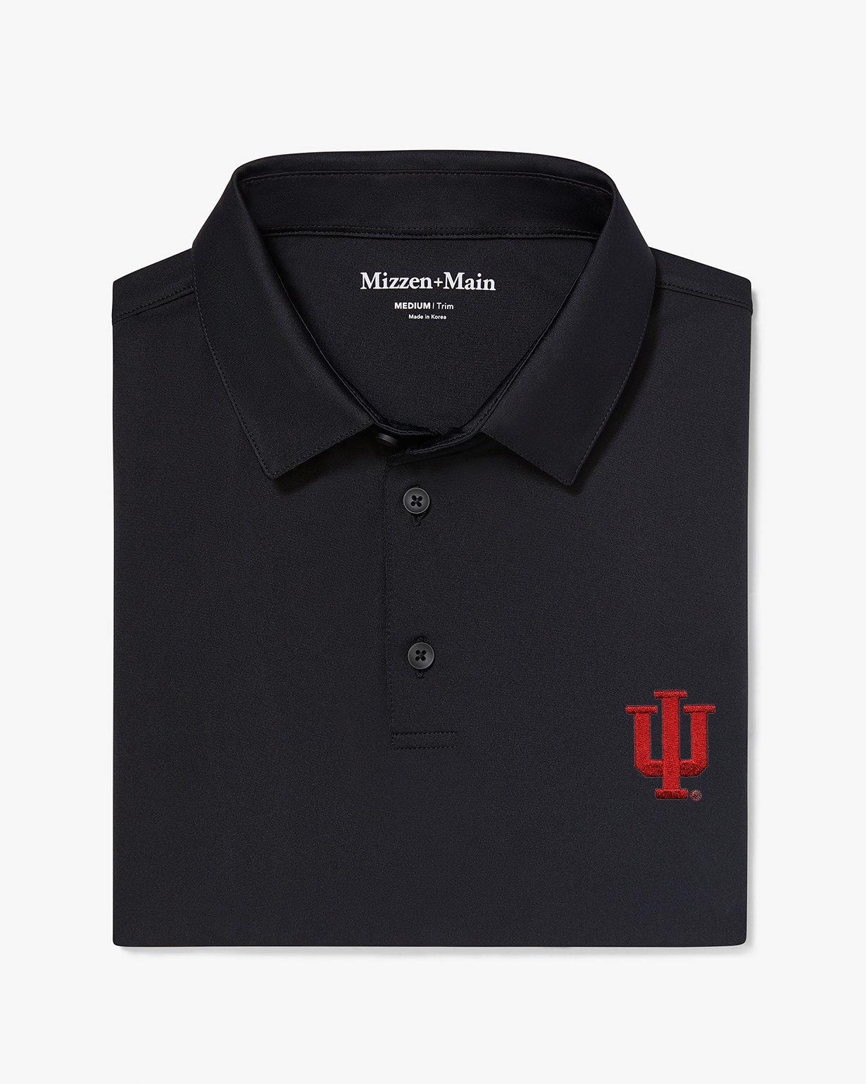 Mizzen + Main Polo Versa Solid Black IU1