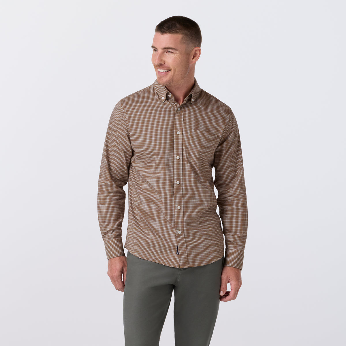 Mizzen + Main F26 City Flannel Mocha