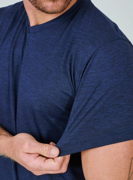 7 Diamonds V Neck Tee Midnight