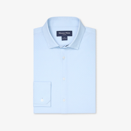 Mizzen + Main Long Sleeve Leward Cloud Blue Circle