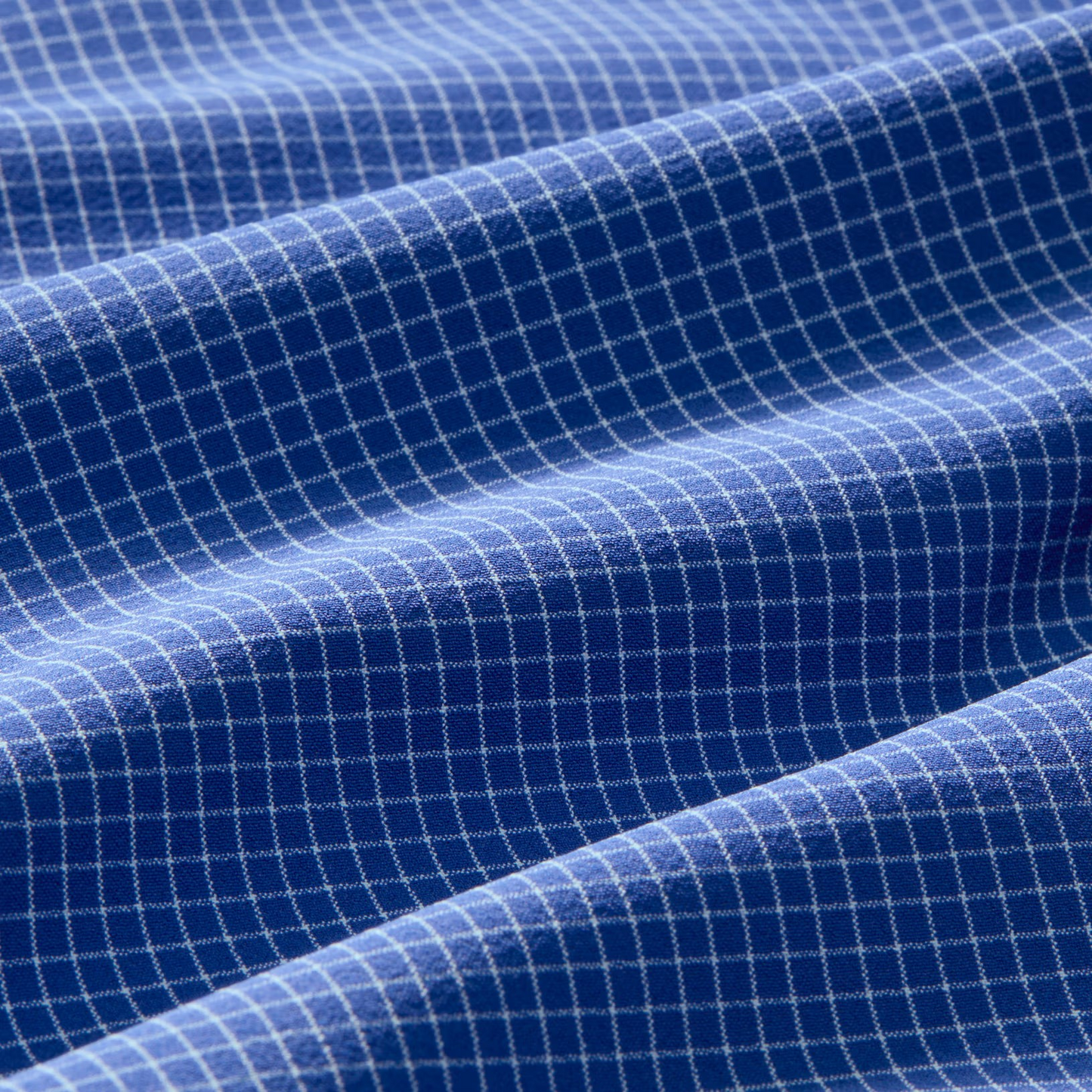 Mizzen + Main Long Sleeve Leward Cobalt Grid