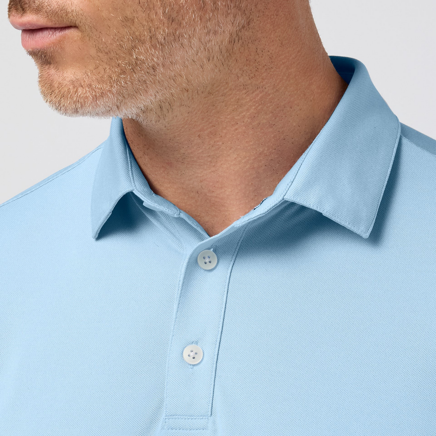 Mizzen + Main S26 Harper Polo Cloud Blue