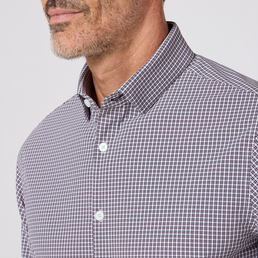 Mizzen + Main F25 LS Leward Eggplant Check