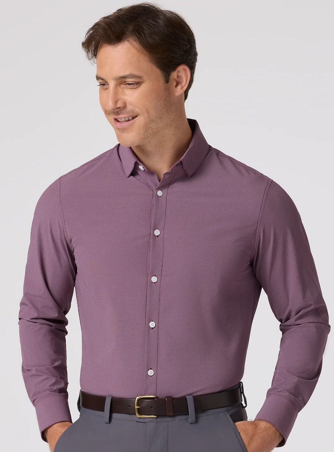 Mizzen + Main F25 LS Leward Eggplant Geo