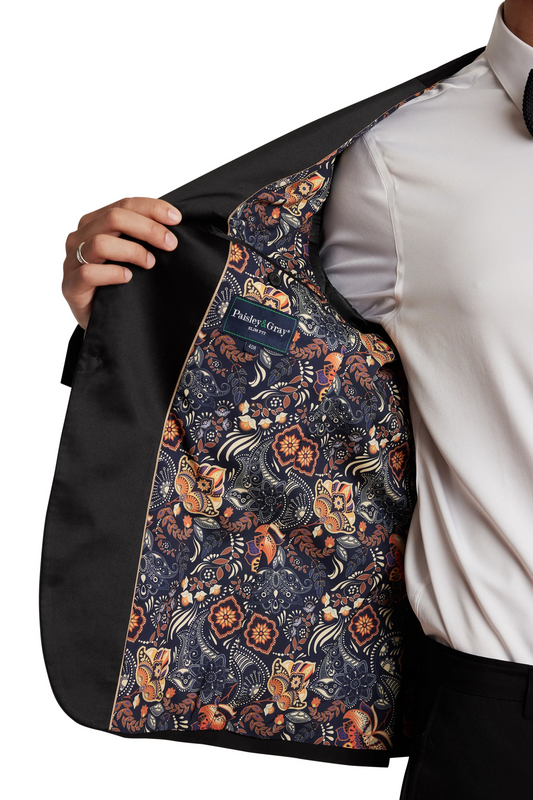 Paisley & Gray Black Tux Jacket