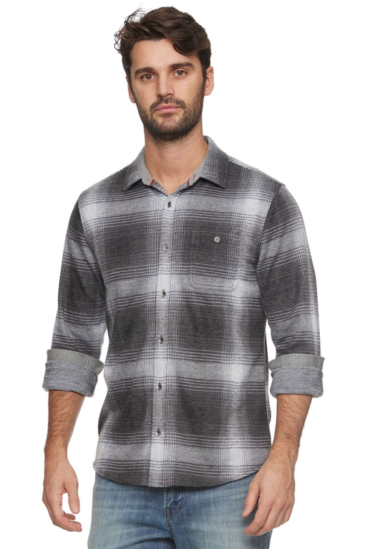 Flag and Anthem Knit Flannel Grey