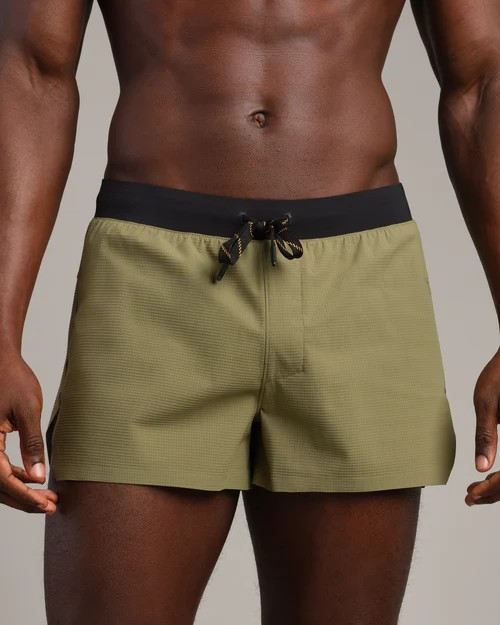 Rhone 3" Invictus Ripstop Short Lined Olive