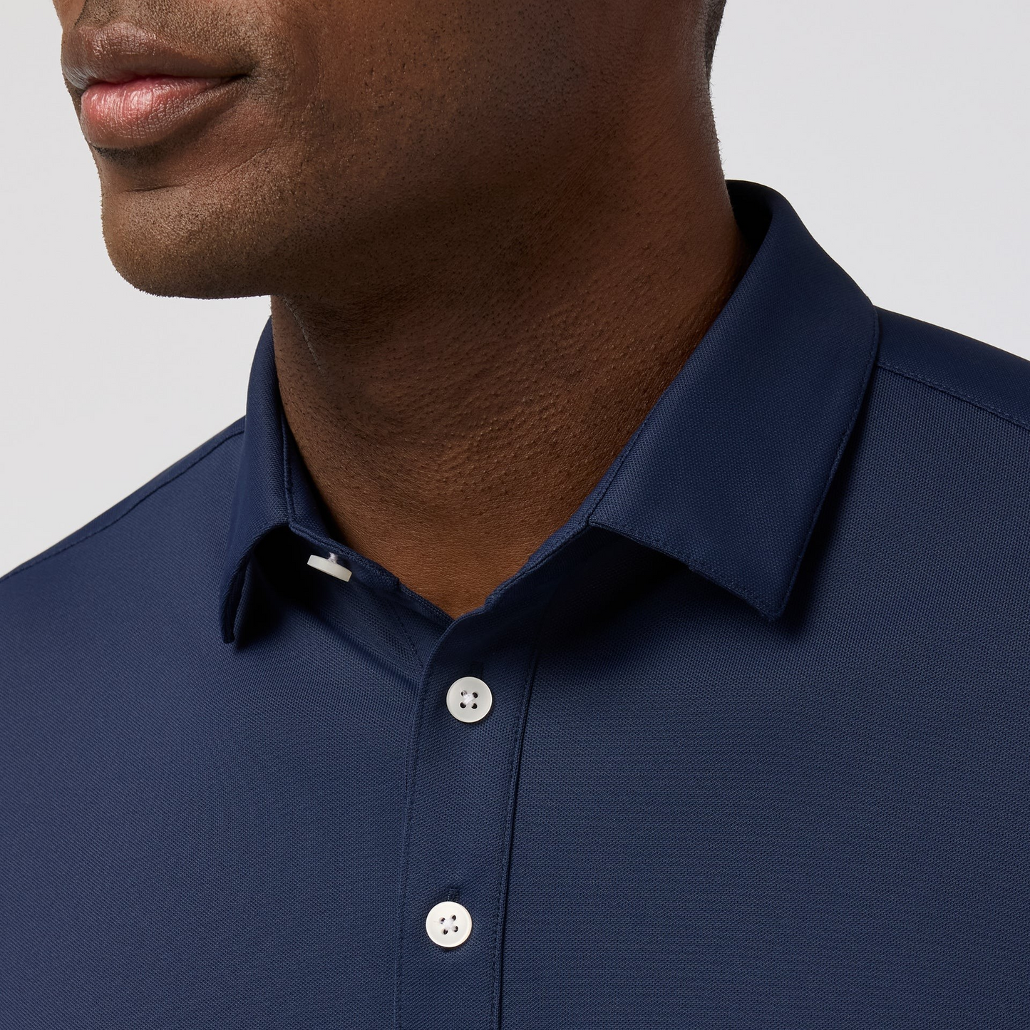 Mizzen + Main S26 Harper Polo Navy Heather