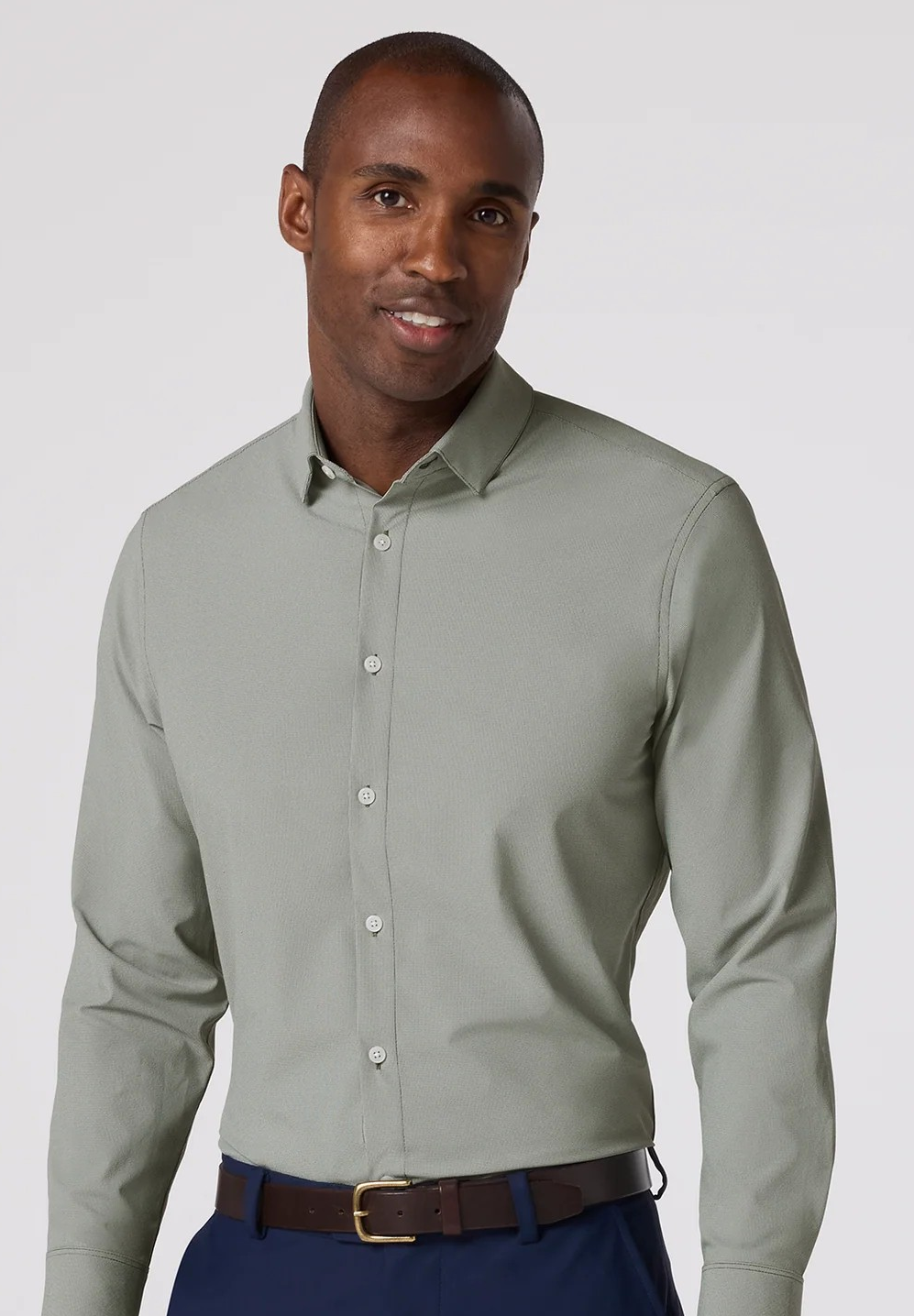 Mizzen + Main F25 LS Leward Olive Check
