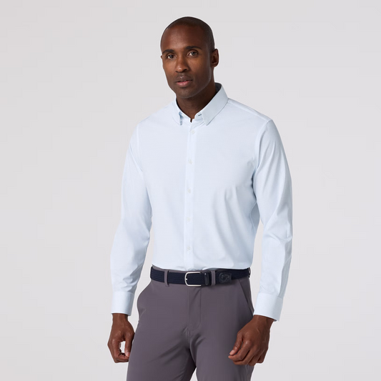 Mizzen + Main Long Sleeve Leward Cloud Blue Clover