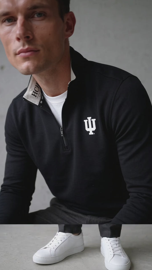 HCH-IN-IU 1/2 zip Black