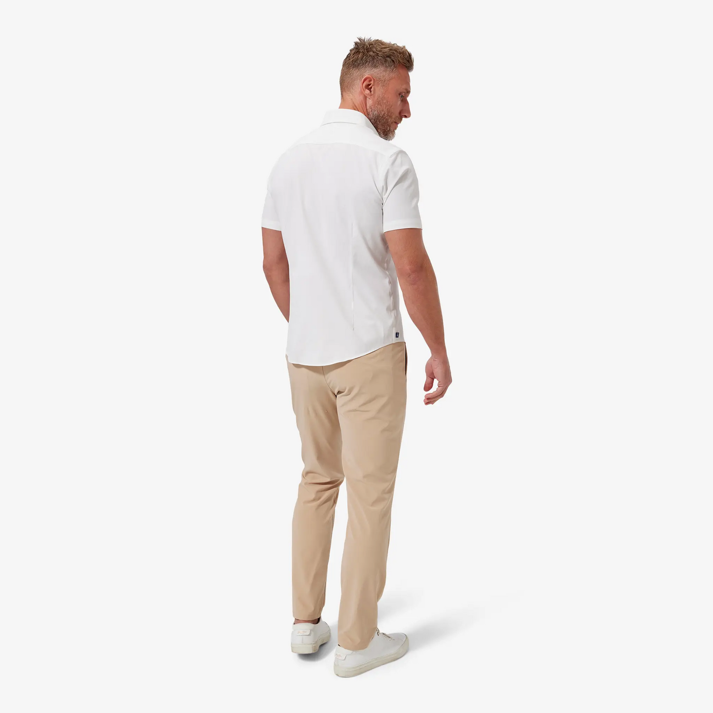 Mizzen + Main Short Sleeve Solid White