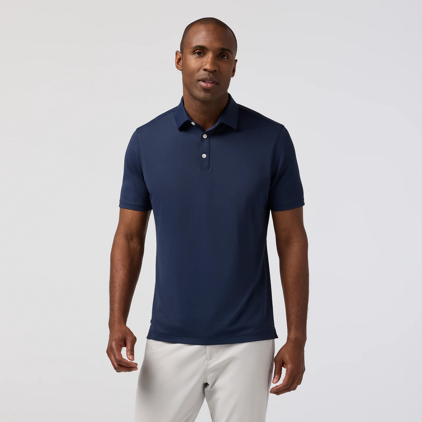 Mizzen + Main S26 Harper Polo Navy Heather