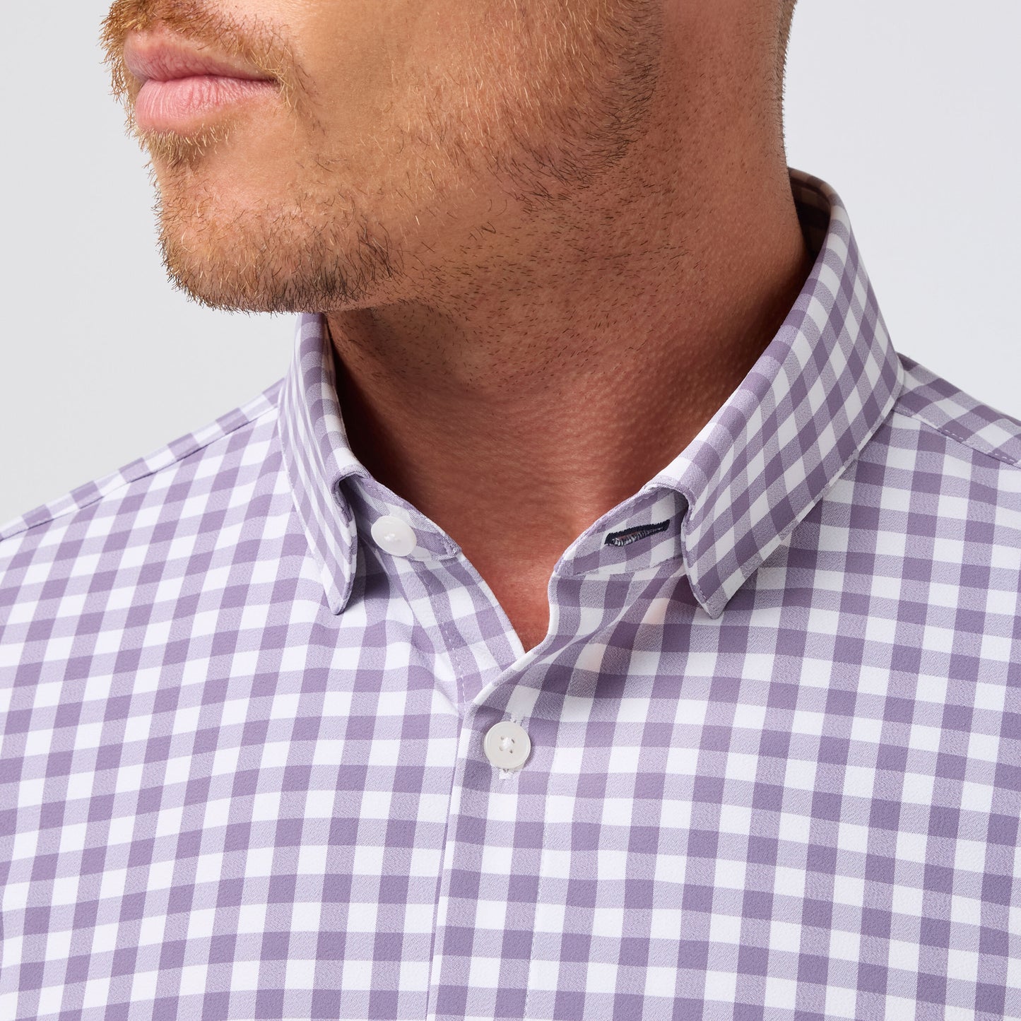 Mizzen + Main S26 LS Purple Check