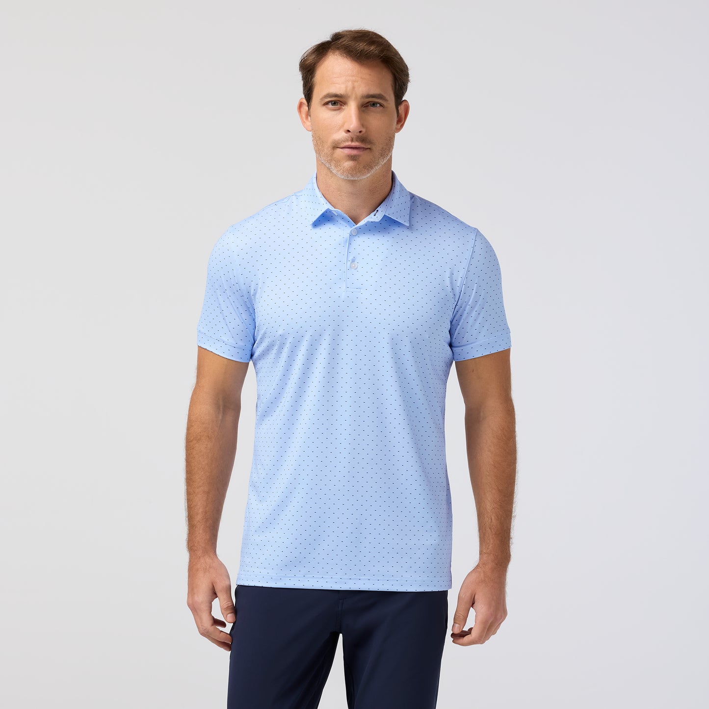 Mizzen + Main S26 Polo Copa Cloud Blue