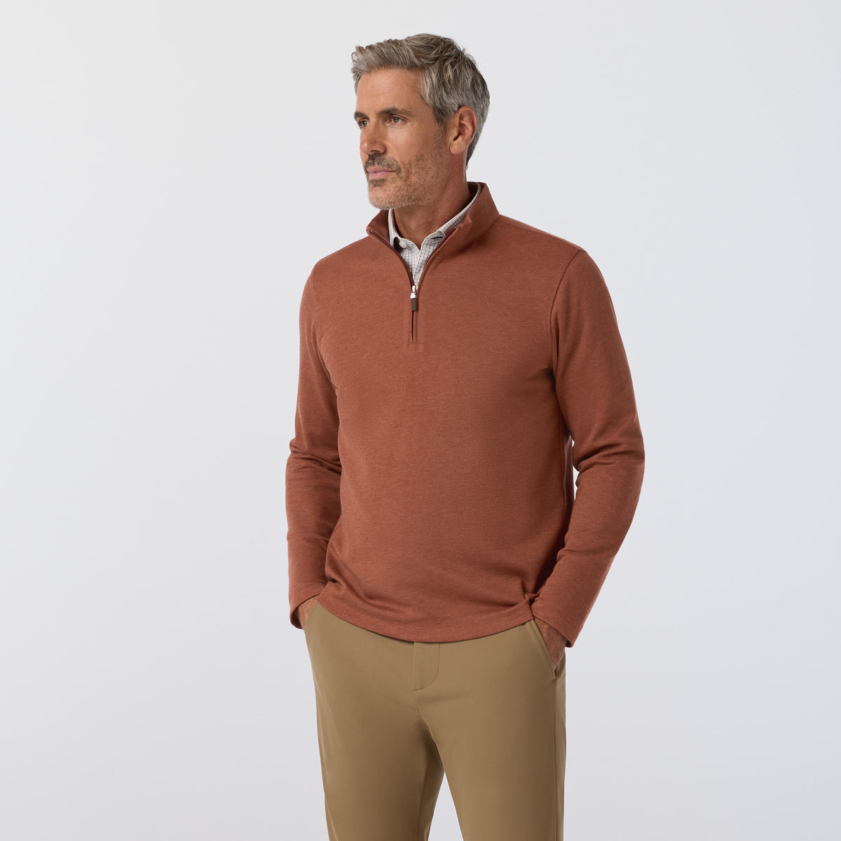 Mizzen + Main F26 1/4 Zip KPI Copper