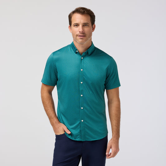 Mizzen + Main Halyard S26 SS Shirt Teal