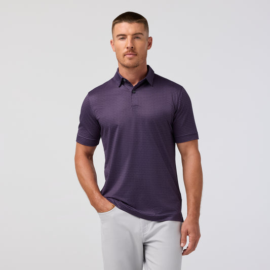 Mizzen + Main S26 Halyard Polo Purple Dusk