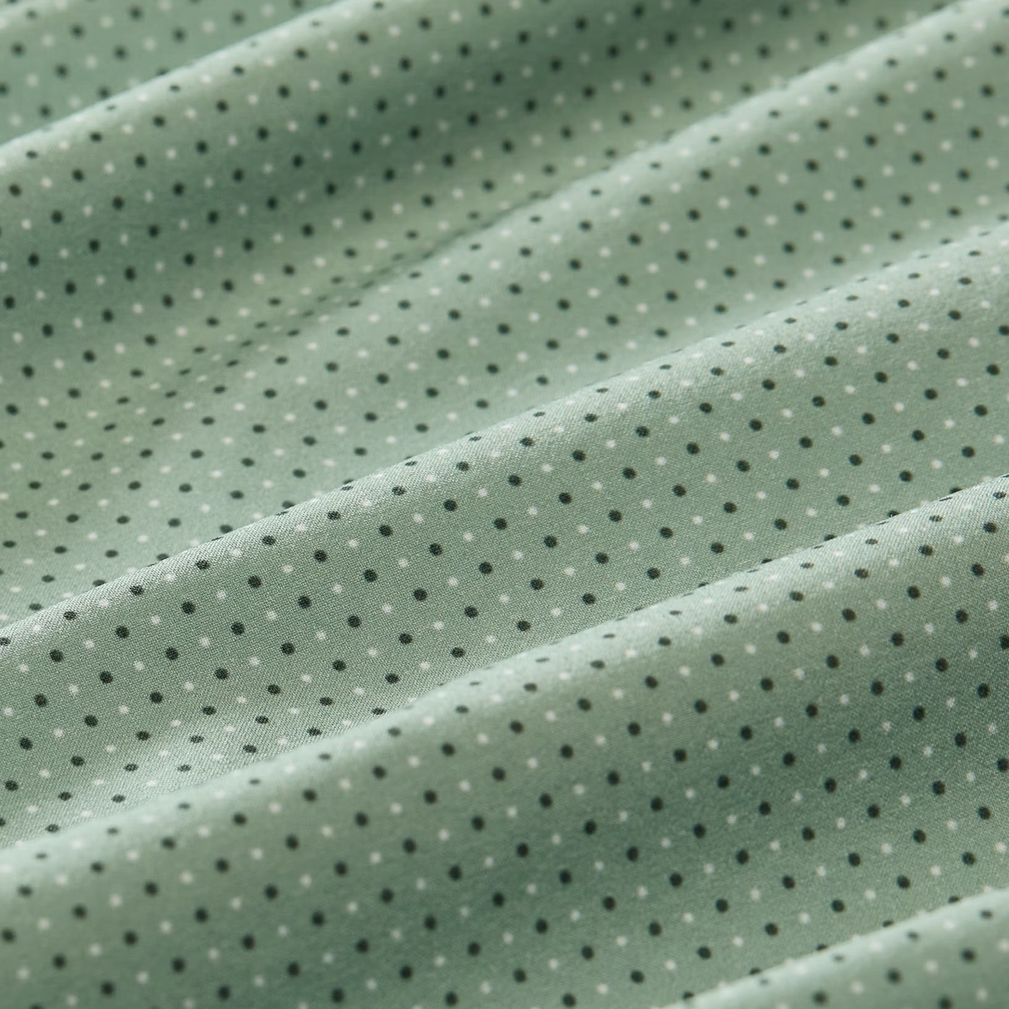 Mizzen + Main S25-7 Short Sleeve Pale Green Dual Dots